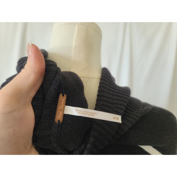 Free People Paulie Sweater Smoked Pearl Turtleneck Sweater Medium - Picture 6 of 6